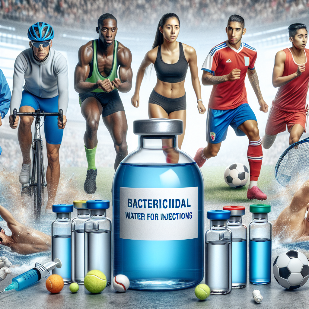 Acqua battericida per iniezioni: un alleato per atleti e sportivi