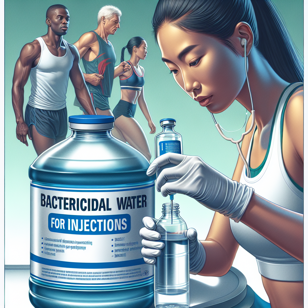 Acqua battericida per iniezioni: un alleato per atleti e sportivi