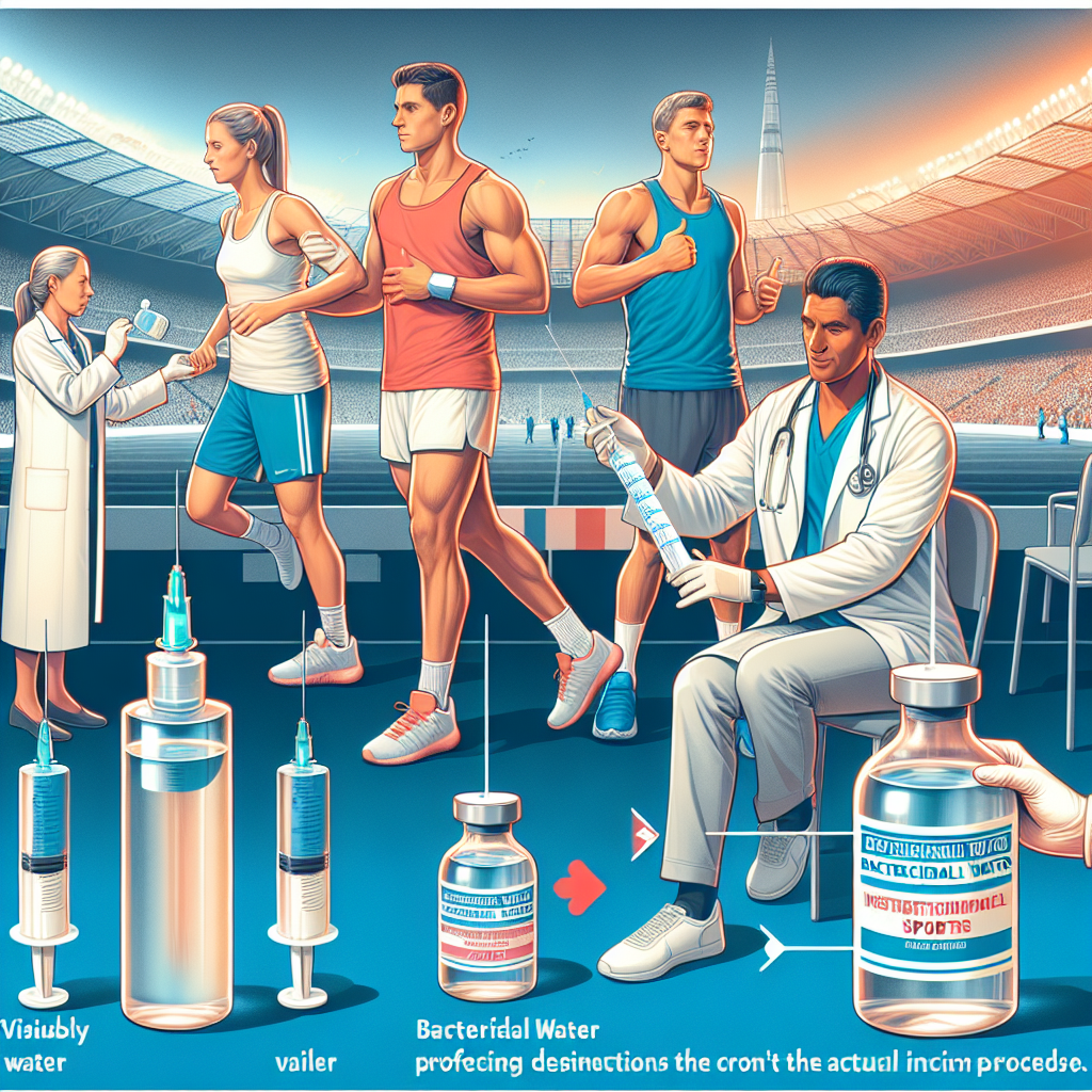 Come utilizzare correttamente l'acqua battericida per iniezioni in ambito sportivo